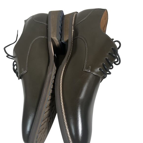 Joseph Abboud Dark Brown Size 12 D Oxford Dress Shoes